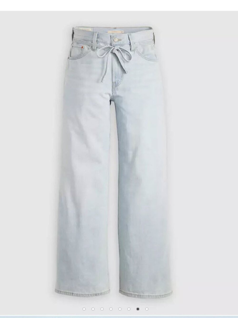 NWT - Levi's Premium XL Baggy Straight Linen + Denim Women's Jeans Size 33 x 31 - Picture 4 of 11